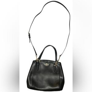 Coach Black 2 Way Bag. Hand/Shoulder Bag